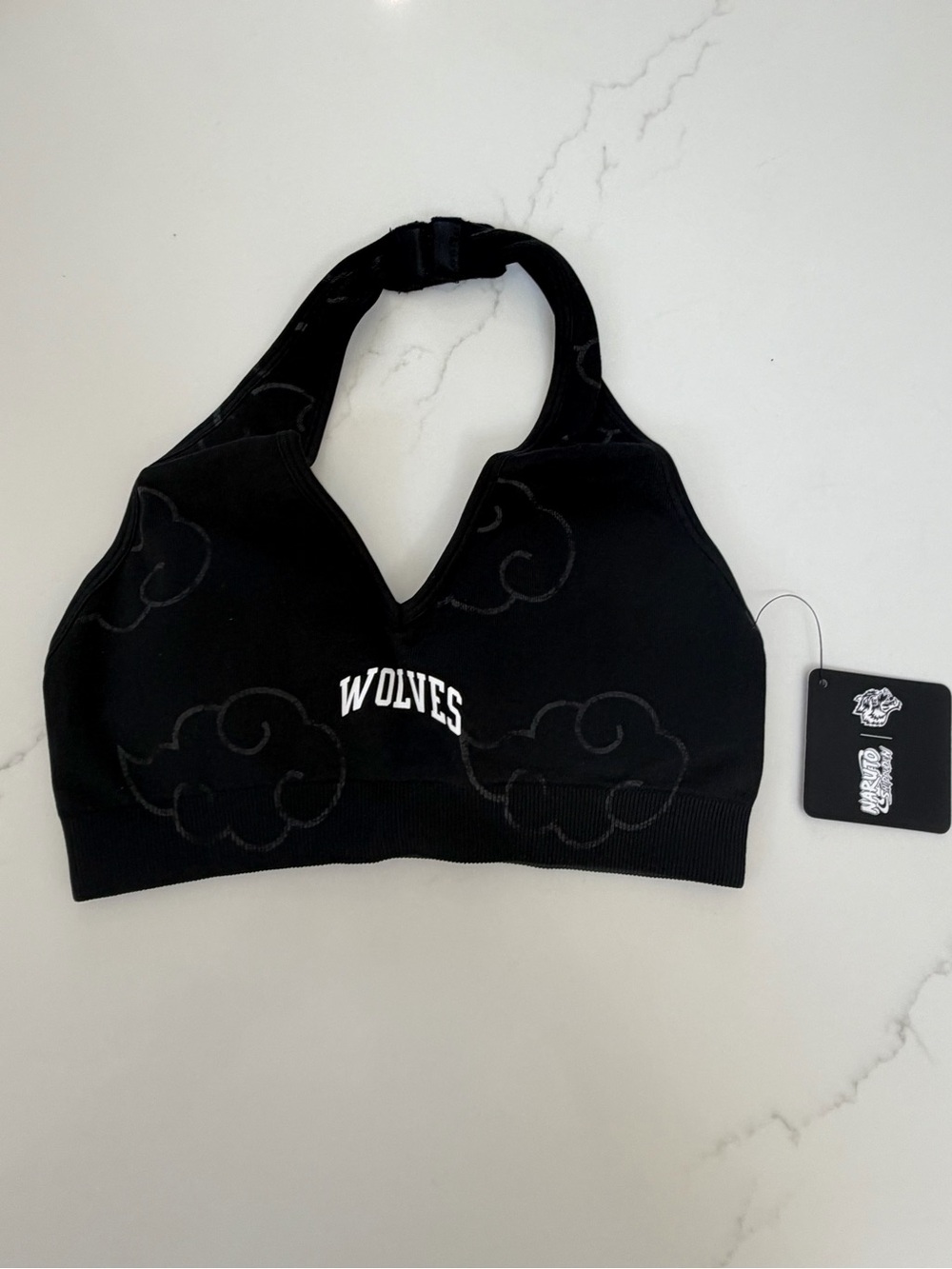 Darc Sport x Naruto Graphic Halter Sports Bra Size S NWT